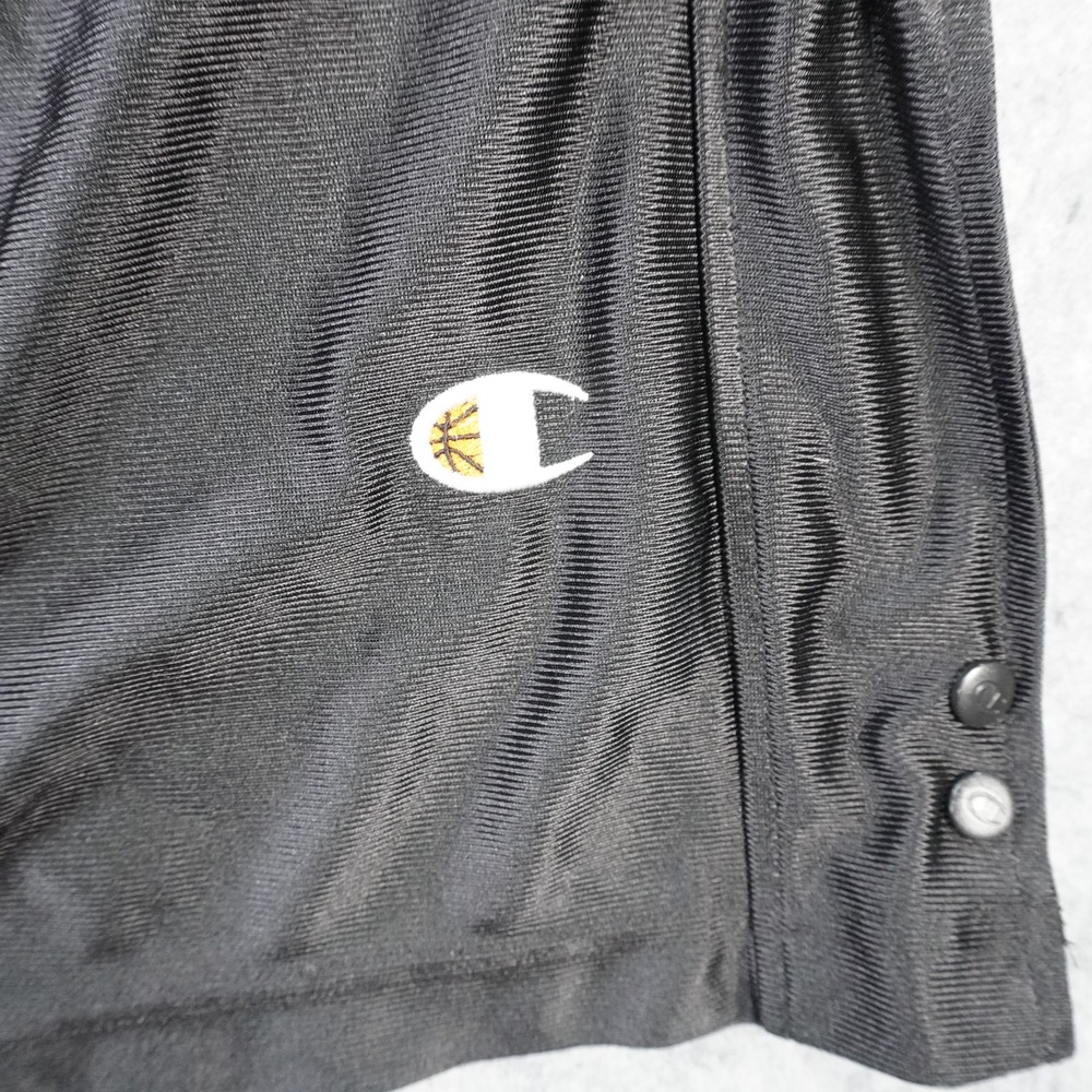 Champion Pants Mens XL Shiny Dazzle Breakaway Baggy Black - Picture 2 of 13